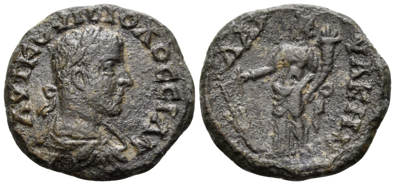 MYSIA, Coventus of Cyzicus. Lampsacus. Volusian, 251-253. (Bronze, 19 mm, 3.53 g...