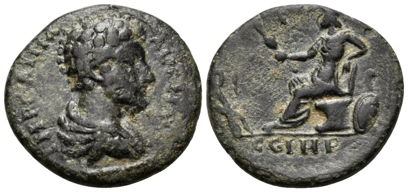 MYSIA. Parium. Marcus Aurelius, 161-180. Assarion (Bronze, 19.5 mm, 3.77 g, 1 h)...