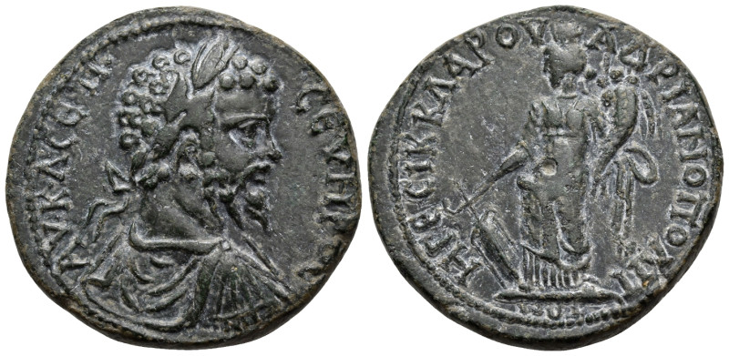 THRACE. Hadrianopolis. Septimius Severus, 193-211. (Bronze, 27.5 mm, 12.00 g, 7 ...