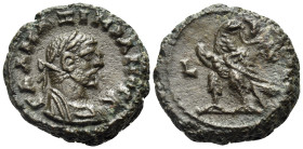 EGYPT. Alexandria. Galerius, Caesar, 293-305. Tetradrachm (Billon, 19 mm, 7.32 g, 11 h), Dated Diocletian Year 10 = Maximian Year 9 = Constantius and ...