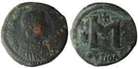 Justinian I (AD 527-565). Theoupolis (Antioch)
AE Follis (30mm, 14,57g)