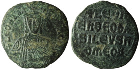 Leo VI the Wise (AD 886-912). Constantinople
AE Follis (25mm, 7,24g)