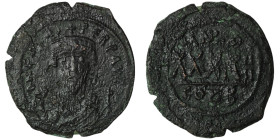 Phocas (AD 602-610). Constantinople
AE Follis (32mm, 10,40g)