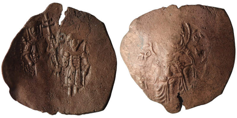 EMPIRE of NICAEA. Theodore I Comnenus-Lascaris (1208-1222). Nicaea.
AE Trachy (3...