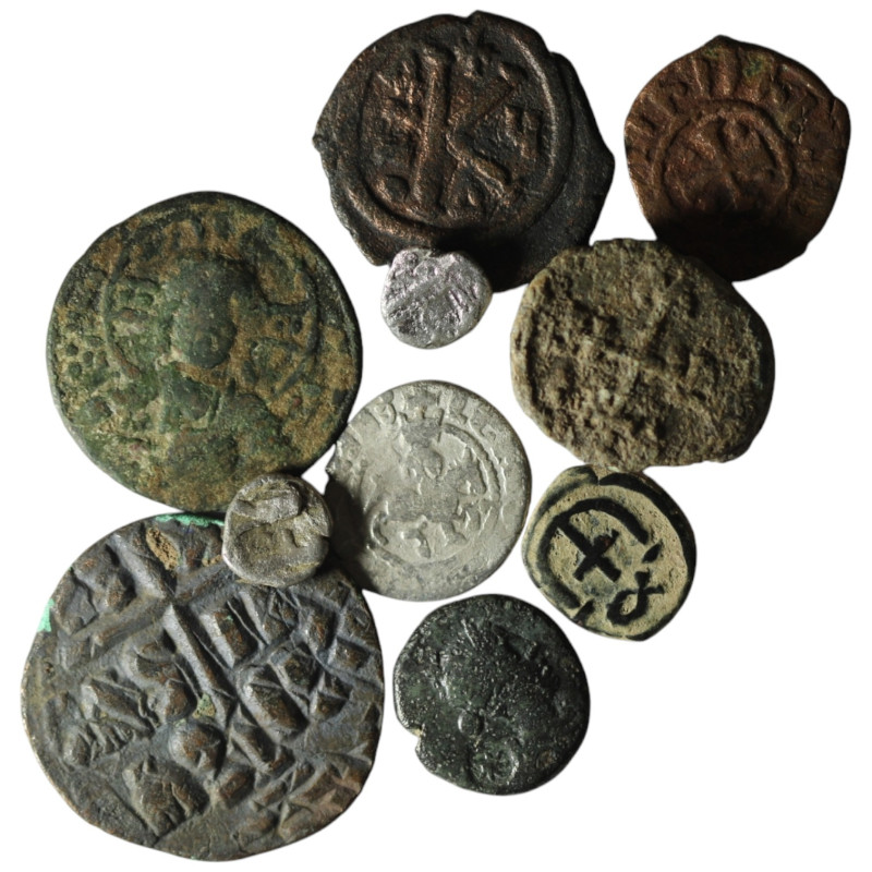 10 pieces mixed coins / SOLD AS SEEN, NO RETURN!