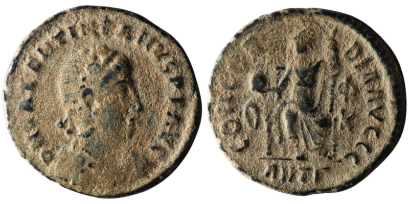 Valentinian II (AD 375-392). Antioch
AE Follis (20mm, 2,97g)

Natural sandpatina