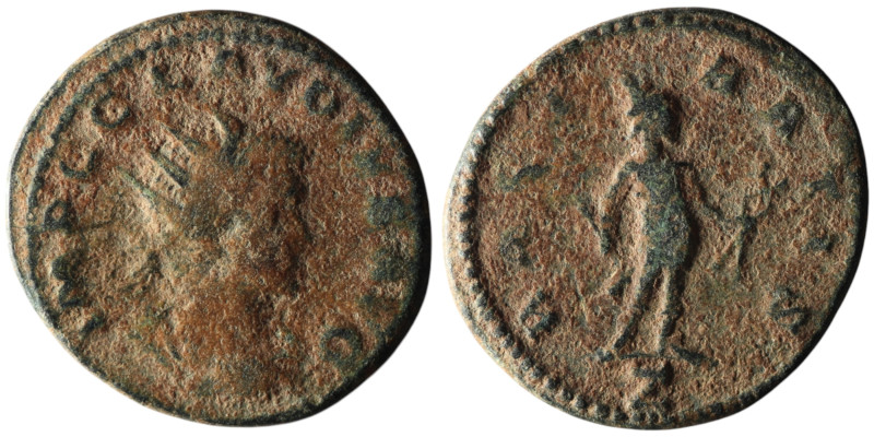 Claudius II Gothicus (AD 268-270). Antioch
Antoninianus (21mm, 3,86g)

Natural s...