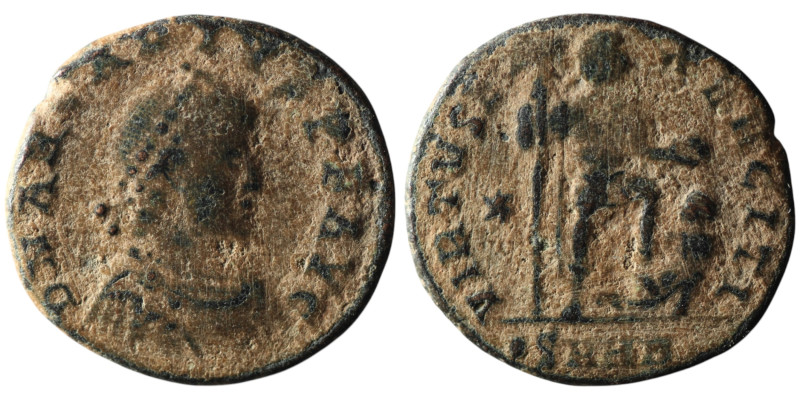 Arcadius (AD 383-388). Heraclea
AE Follis (22mm, 4,24g)

Natural sandpatina