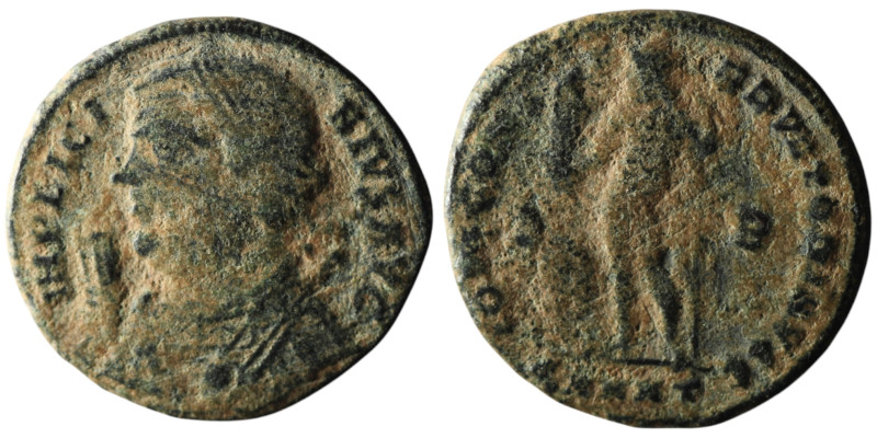 Licinius I (AD 308-324). Antioch
AE Follis (19mm, 2,99g)

Natural sandpatina