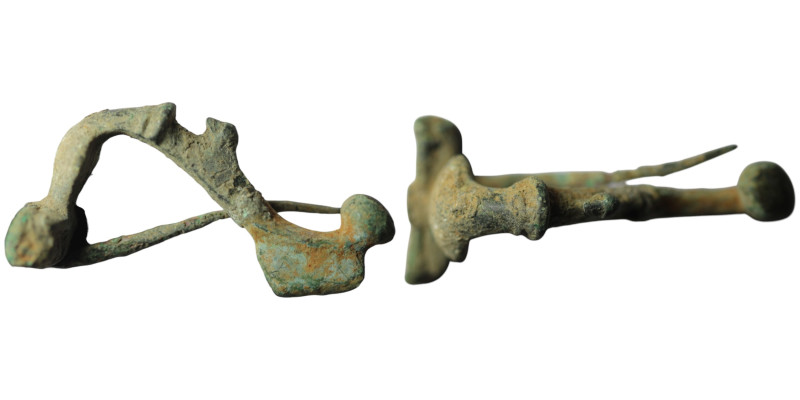 Roman bronze fibula. (circa 1st-3rd centuries AD)
(57mm, 22,68g)