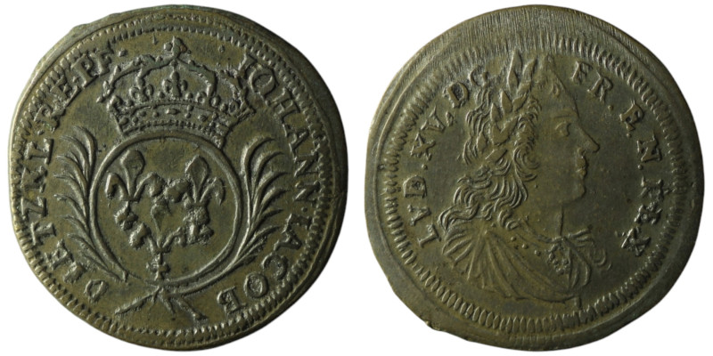 FRANCE. Royal. Louis XIV le Roi Soleil (the Sun King), (1643–1715)
Token (23mm, ...