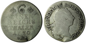 GERMANY. Prussia. Friedrich II (1740-1786)
1/6 Thaler 1770 (26mm, 4,88g)