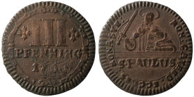 GERMANY. Munster. (1739-1760)
3 Pfennig 1760 (25mm, 3,52g)