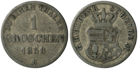 GERMANY. Peter II (1853-1900)
1 Groschen 1858 (18mm, 2,04g)