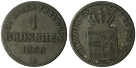 GERMANY. Hannover
1 Groschen 1858 (23mm, 2,04g)