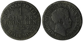 GERMANY. Prussia. Wilhelm III (1797 - 1840)
1 Silbergroschen 1827 (18mm, 1,83g)