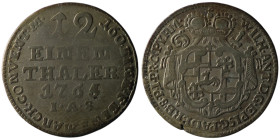 GERMANY. Paderborn. Wilhelm Anton von Asseburg, bishop (1763-1782)
1/12 Thaler 1764 (22mm, 3,04g)