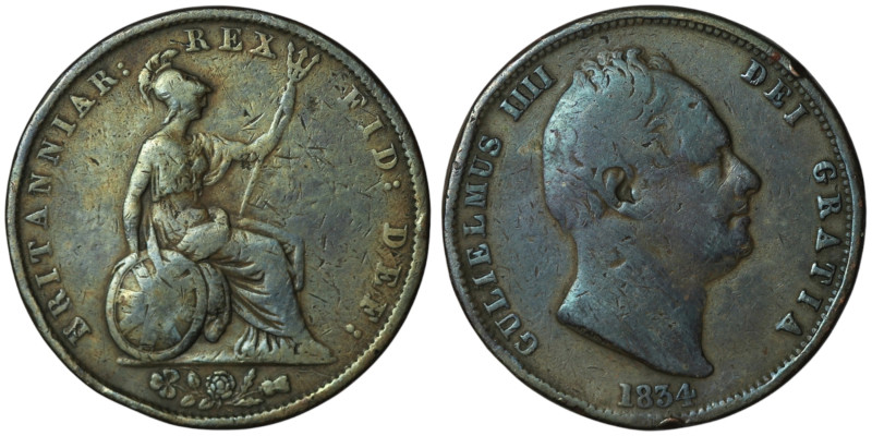 Great Britain. William IV (1830-1837)
Penny 1834 (28mm, 9,08g)