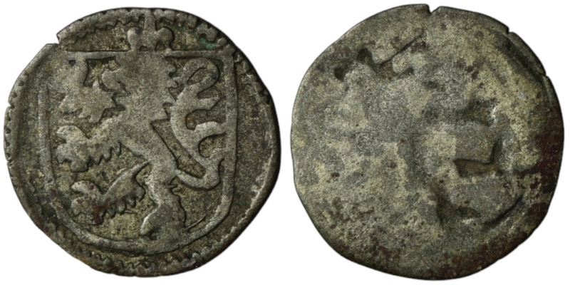 GERMANY. Kurfürst Ernst with Herzog Albrecht (1482-1485)
Einseitiger Pfennig (15...