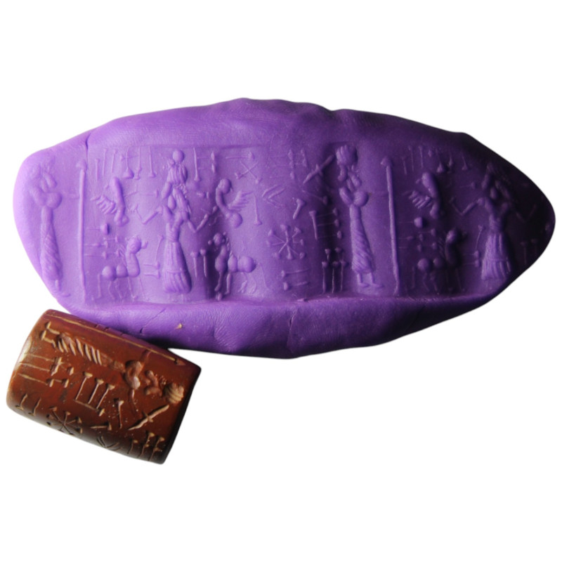 Babylon 1450-1210 BC Jasper Stone 32mm, 54,56g ex. Hedrini Collection, will be s...
