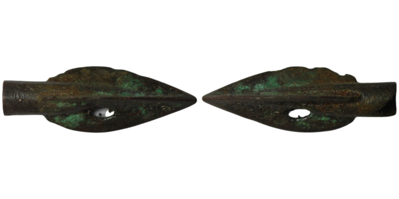 Ancient bronze arrowhead (3rd-1st centuries BC)
(34mm, 3,85g)
