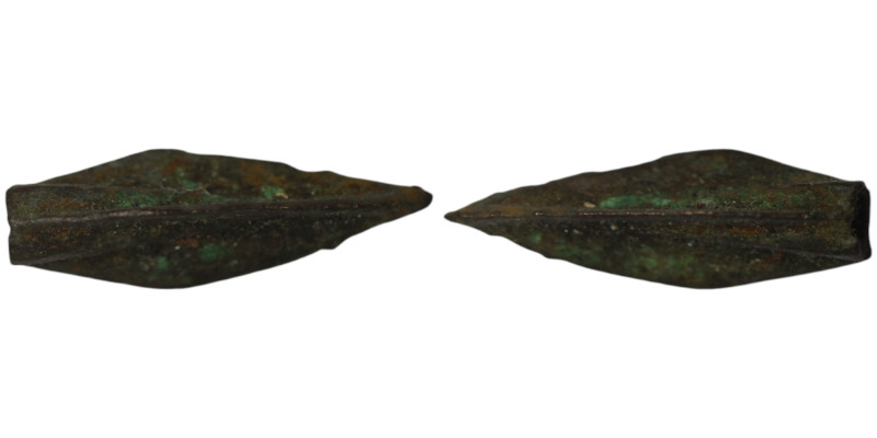 Ancient bronze arrowhead (3rd-1st centuries BC)
(32mm, 3,29g)
