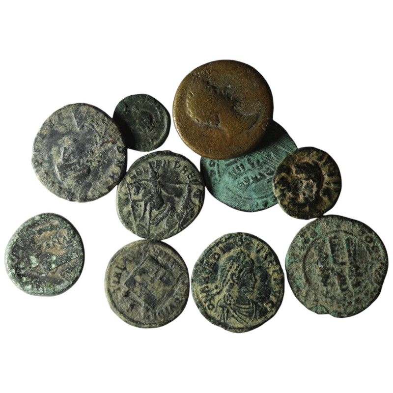 10 pieces mixed coins / SOLD AS SEEN, NO RETURN!