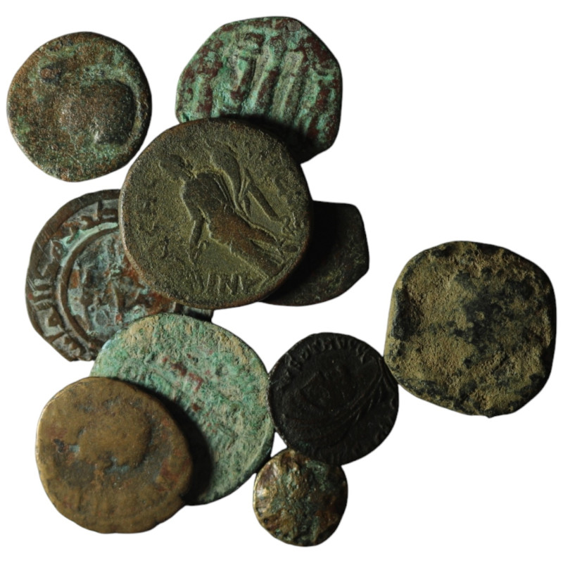 10 pieces mixed coins / SOLD AS SEEN, NO RETURN!