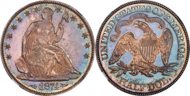 1874 Liberty Seated Half Dollar. Arrows. Proof-66 Cameo (NGC).A handsome piece with profound visual appeal and undeniable numismatic significance. Bot...