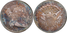 1800 Draped Bust Silver Dollar. BB-183, B-3. Rarity-5. AU-55 (PCGS).A wonderful Choice AU example that ranks among the finest known examples of this r...