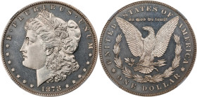 1878 Morgan Silver Dollar. 7 Tailfeathers. Reverse of 1878. Proof-64 (NGC). CMQ.This is a desirable Proof Morgan dollar from an often overlooked issue...