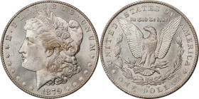 1879-CC Morgan Silver Dollar. Clear CC. MS-64 (PCGS).Above average quality and strong eye appeal are noted on this example of an eagerly sought CC-Min...