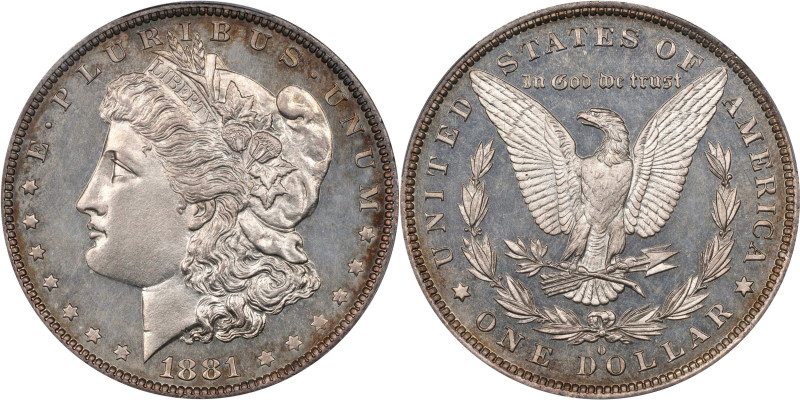 1881-O Morgan Silver Dollar. Proof-64 (PCGS). CAC. CMQ.One of the rarest and mos...