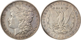 1893-S Morgan Silver Dollar. EF-40 (PCGS).Moderately toned over partially lustrous surfaces, this inviting EF also sports bold to sharp definition to ...