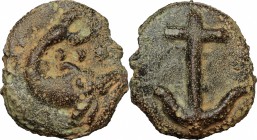 Etruria, Tarquinii. AE Cast Quadrans, c. 275 BC. Vecchi ICC 123, HN Italy 217, Vecchi EC II, 9 (forthcoming), Haeb. pl. 92,11-12, Garrucci p. 24, pl. ...