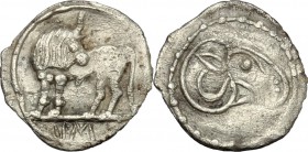 Southern Lucania, Sybaris. AR Obol, c. 530-510 BC. HN Italy-. Demeester 11= NAC 82,75. 0.3 g.