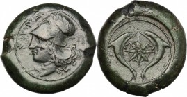 Syracuse.  Dionysos I (405-367 BC).. AE Drachm, c. 380 BC. CNS 62. SNG ANS 455. 32.74 g.  31 mm.