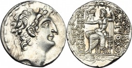 Syria, Seleucid Kings.  Antiochos VIII Epiphanes (Grypos) (121-96 BC).. AR Tetradrachm, Antioch mint, c. 109-96 BC. SC 2309.2f. SMA 407. HGC 9,1200. 1...