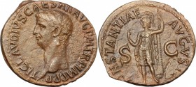 Claudius (41-54).. AE As, 50-54 AD. RIC 111. 10.63 g.  30 mm.