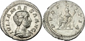 Julia Maesa, sister of Julia Domna (died 225 AD).. AR Denarius, 220-222 AD. RIC 268. 2.36 g.  20 mm.