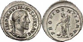 Maximinus I (235-238).. AR Denarius, Rome mint, 236 AD. RIC 13. 3.33 g.  21 mm.