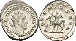 Trajan Decius (249-251).. AR Antoninianus, Rome mint, 250 AD. RIC 11 b. C. 4. 6.05 g.  24 mm.