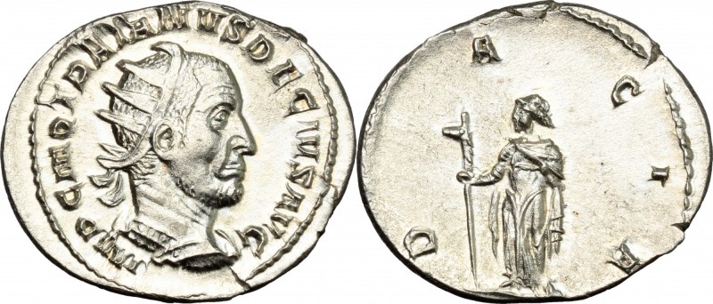 Trajan Decius (249-251). AR Antoninianus, Rome mint, 251 AD. D/ IMP C M Q TRAIAN...