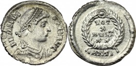 Valens (364-378).. AR Siliqua, Antioch mint. RIC 34 d. 1.81 g.  18 mm.