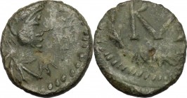 Libius Severus (461-465).. AE Nummus, Rome mint. RIC X, 2715. 0.64 g.