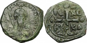 Antioch.  Tancred, Regent (1101-1104, 1104-1112). AE Follis. Schl. pl. II, 7. Malloy 4a. 3.18 g.  20 mm.