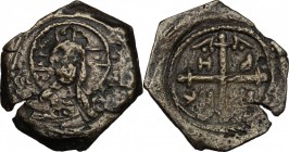 Antioch.  Tancred, Regent (1101-1104, 1104-1112). AE Follis. Schl. pl. II, 8. Malloy 5. 5.64 g.  23 mm.