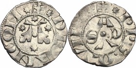 Ancona.  Repubblica Autonoma (Sec. XIII-XV). Bolognino. CNI tav. I, 9. Dubbini-Mancinelli pag. 42. 1.14 g.  17 mm.
