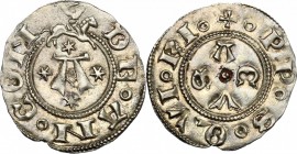 Ancona.  Repubblica Autonoma (Sec. XIII-XV). Bolognino. CNI tav. I, 14. Dubbini-Mancinelli pag. 42. 0.85 g.  17.5 mm.