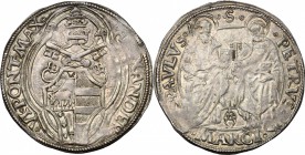 Ancona.  Alessandro VI (1492-1503).. Grosso. CNI 10. M. 23. Dubbini-Mancinelli pag. 77. Berm. 538.  3.28 g.  28 mm.